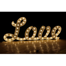 Carta de lâmpada para Wending Love